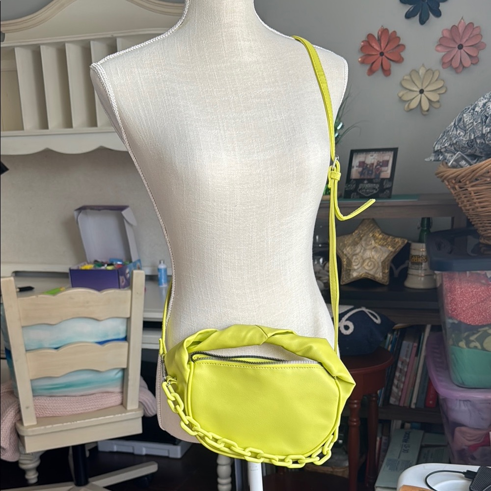 Primark Green Crossbody Bag with Adjustable Strap